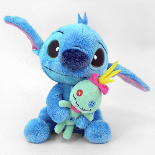 [00020378] DISNEY STITCH WITH SCRUMP 25CM