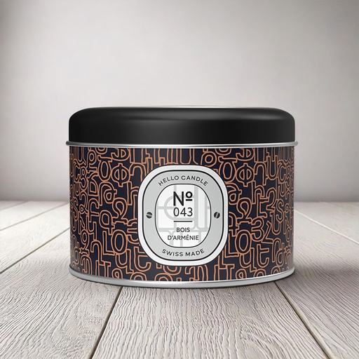[SC043180] HELLO CANDLE BOIS D'ARMÉNIE 180ml