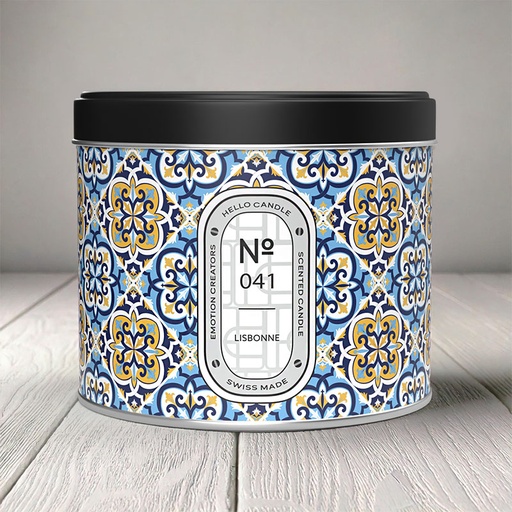 [SC041500] HELLO CANDLE LISBONNE 500ml (SEA BREEZE)