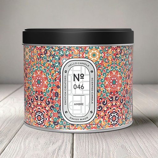 [SC046500] HELLO CANDLE AMBRE 500ml