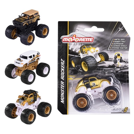 [00050563] MAJORETTE GOLD ROCKERZ LIMITED EDITION 3ASS