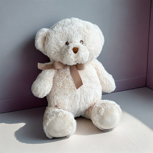 [00200010] BEAR CREAM 37CM