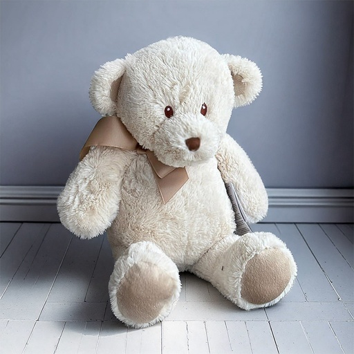 [00200020] BEAR CREAM 43CM