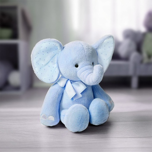[00200102] ELEPHANT BLUE 26CM
