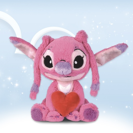 [00020392] DISNEY ANGEL HOLDING HEART 25cm