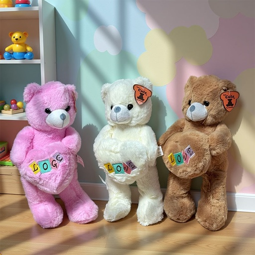 [00020560] BEAR HUGGY HEART 20cm