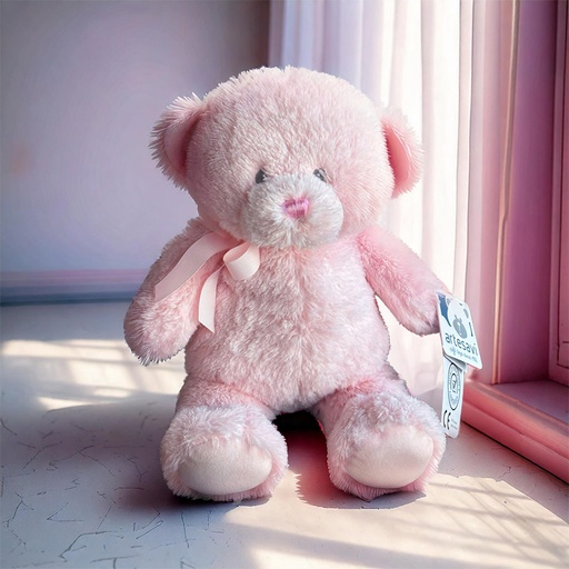 [00200012] BEAR PINK 37CM