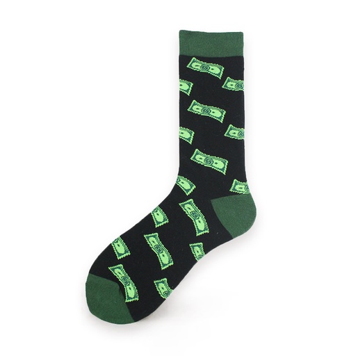 [00030205] COZY NOXXIEZ SOXXIEZ DOLLAR BILLS 38-45 6pcs