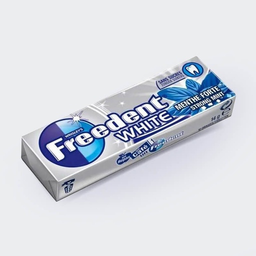 [C1001001] FREEDENT WHITE STRONG MINT 30x14g