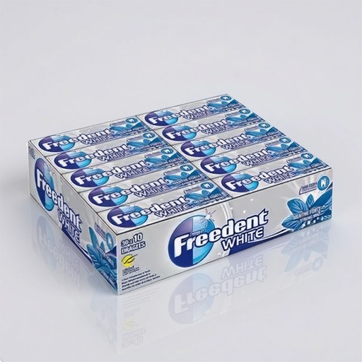 [C1001001] FREEDENT WHITE STRONG MINT 30x14g