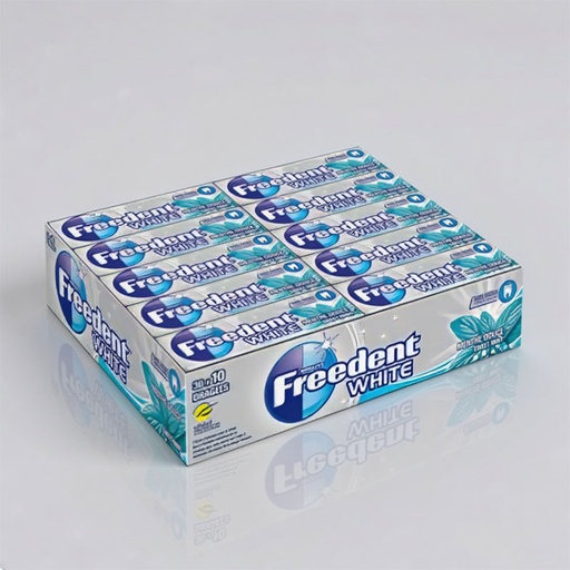 [C1001002] FREEDENT WHITE SWEET MINT 30x14g