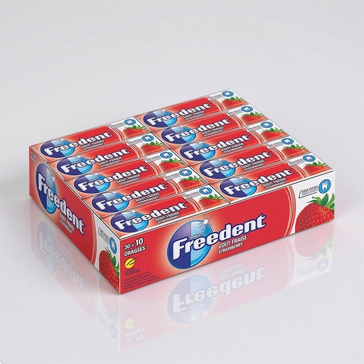 [C1001005] FREEDENT STRAWBERRY 30x14g