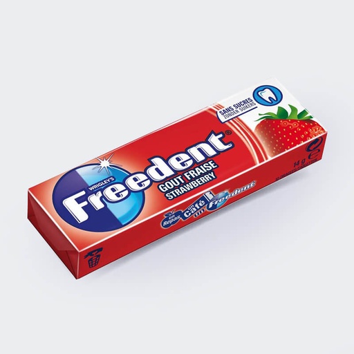 [C1001005] FREEDENT STRAWBERRY 30x14g