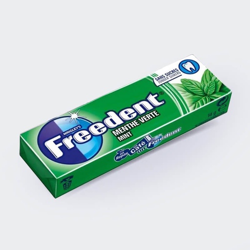 [C1001006] FREEDENT WHITE GREENMINT 30x14g