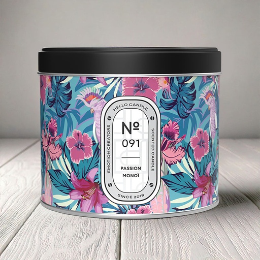 [SC091500] HELLO CANDLE PASSION MONOÏ 500ml