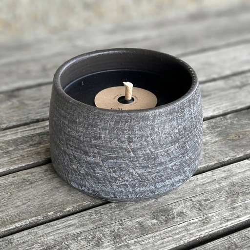 [80100020] TWILI BIG OUTDOOR CANDLE BROWN 17cm