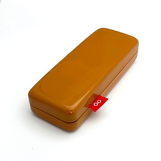 [81001022] GLASSES CASE GLOSSY CARAMEL