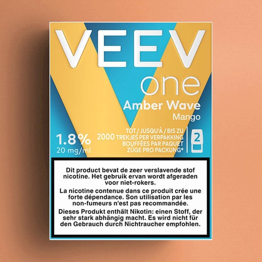[00002813] VEEV ONE POD AMBER WAVE (MANGO) 20 MG - 2ML /5