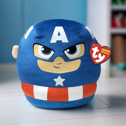 [00020828] TY SQUISH A BOO MARVEL CAPTAIN AMERICA 20CM