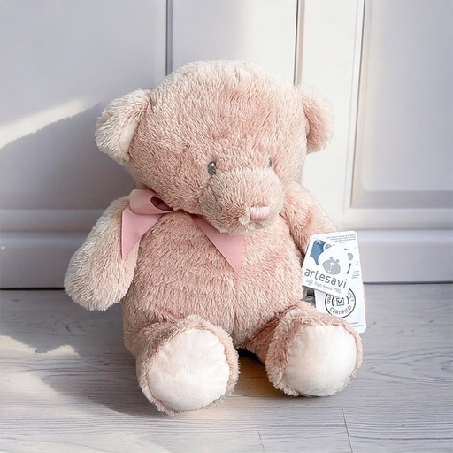 [00200025] BEAR SOFT PINK 43CM