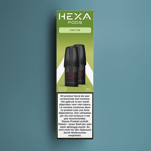 [00002545] HEXA PODS CACTUS 18MG /5