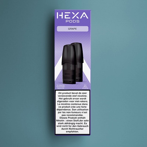 [00002556] HEXA PODS GRAPE 10MG /5