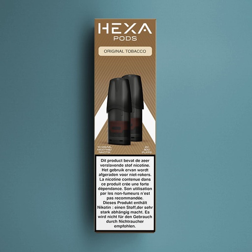 [00002568] HEXA PODS ORIGINAL TOBACCO 10MG /5