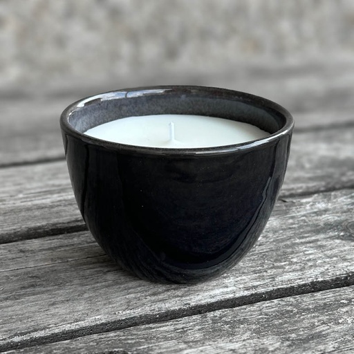 [80100082] TWILI INDOOR CANDLE SOFT GLOW COLL. BLACK 10cm /3