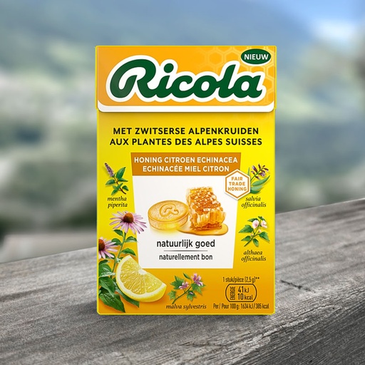 [C0104014] RICOLA HONEY 20 x 50g