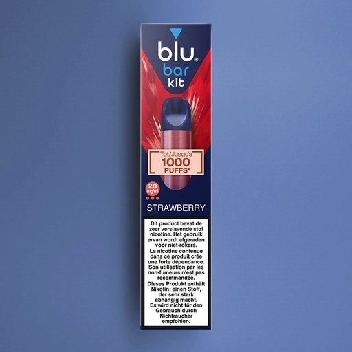 [00002784] BLU BAR WET KIT STRAWBERRY 20MG