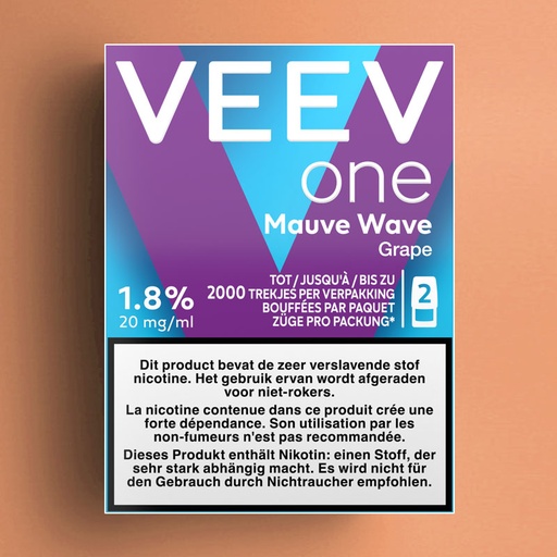 [00002819] VEEV ONE POD MAUVE WAVE (GRAPE) 20 MG - 2ML /5