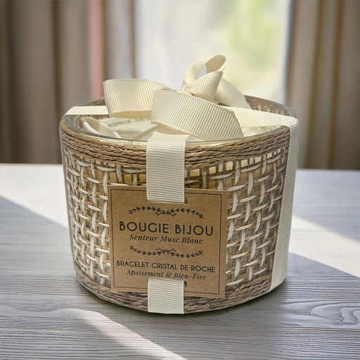 [00334077-1] BOUGIE BIJOU PAILLE TRESSEES SMALL ("A" LABEL)