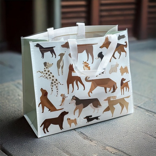 [00000101] SHOPPING BAG BARKS DOGS