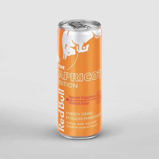 [D0801035] RED BULL THE APRICOT EDITION 24x25cl