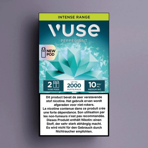 [00002254] VUSE INTENSE PEPPERMINT 2-PODS 10mg /5