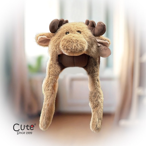 [00030510] BEANIE REINDEER