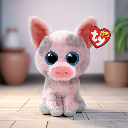 [00020336] TY BEANIE BOO HAMBONE THE PIG 15CM