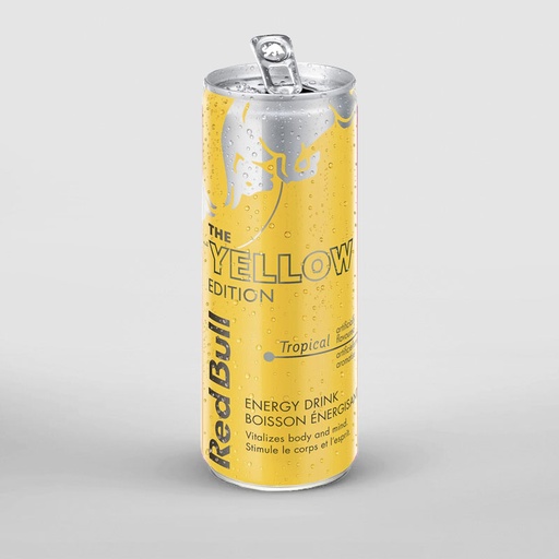 [D0801037] RED BULL THE YELLOW EDITON TROPICAL 12x25cl