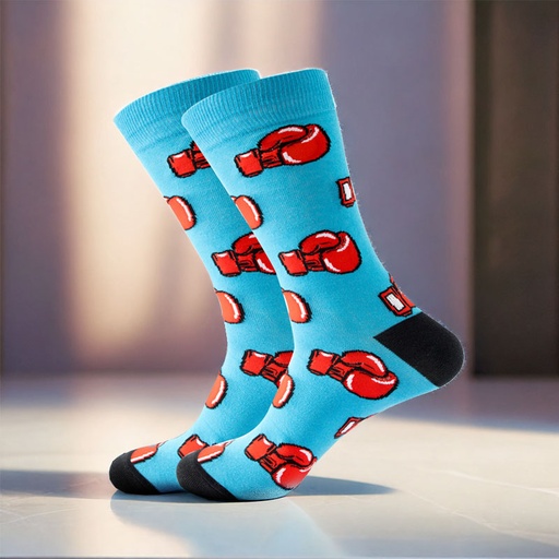 [00030190] COZY NOXXIEZ SOXXIEZ BOXING BLUE 38-45 6pcs