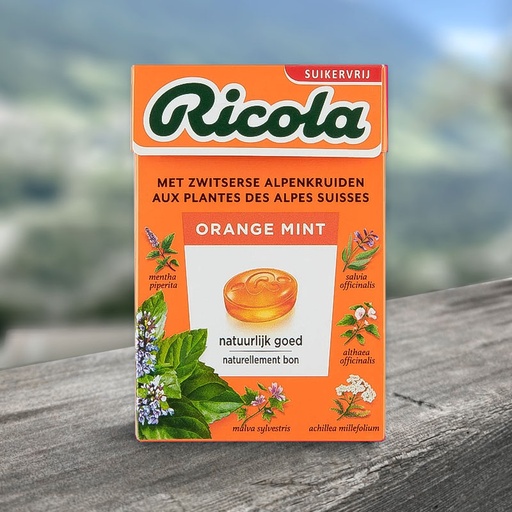 [C0104016] RICOLA ORANGE MINT 20 x 50g