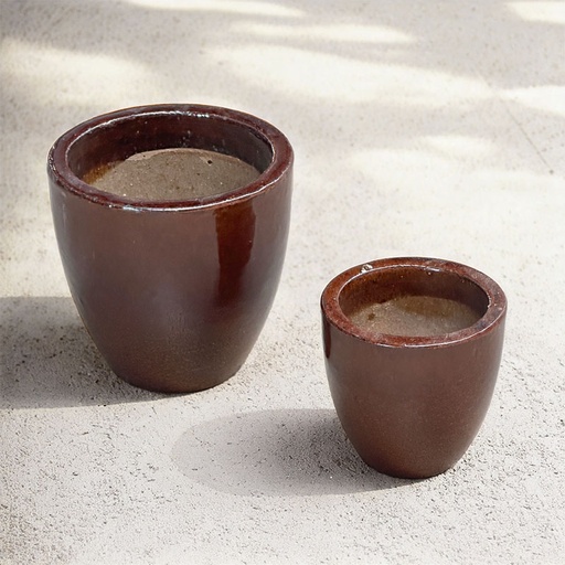 [80200001] THOR FLOWERPOT CHOCOLATE 10CM+14CM SET