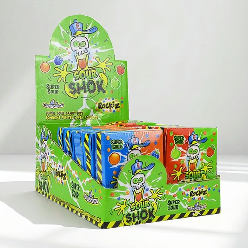 [C1105049] SOUR SHOK ROCKIZ 18pcs