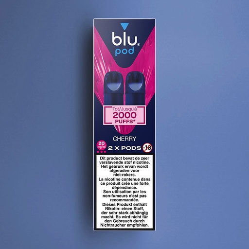 [00002765] BLU BAR 2-POD PACK CHERRY 20MG /6