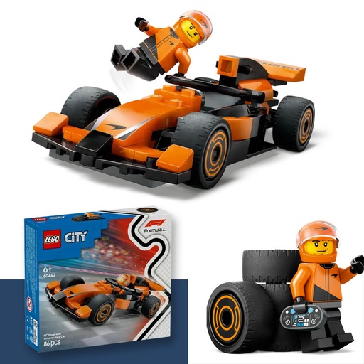 [00111122] LEGO 60442 CITY F1 DRIVER WITH MCLAREN RACE CAR