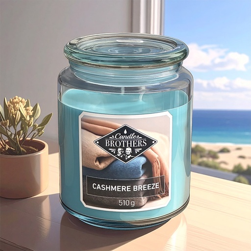 [80104001] CANDLE BROTHERS CASHMERE BREEZE SCENTED CANDLE 510g