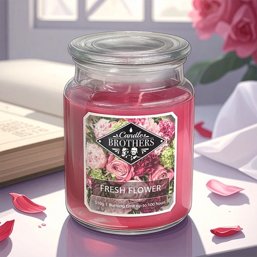 [80104004] CANDLE BROTHERS FRESH FLOWER SCENTED CANDLE 510g