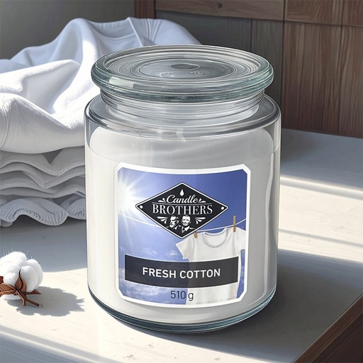 [80104005] CANDLE BROTHERS FRESH COTTON SCENTED CANDLE 510g