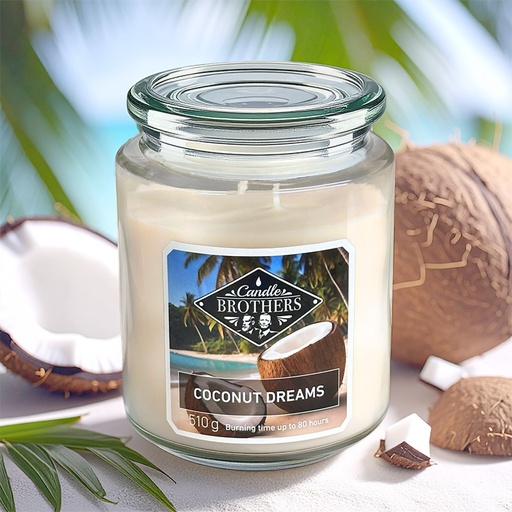 [80104009] CANDLE BROTHERS COCONUT DREAMS SCENTED CANDLE 510g