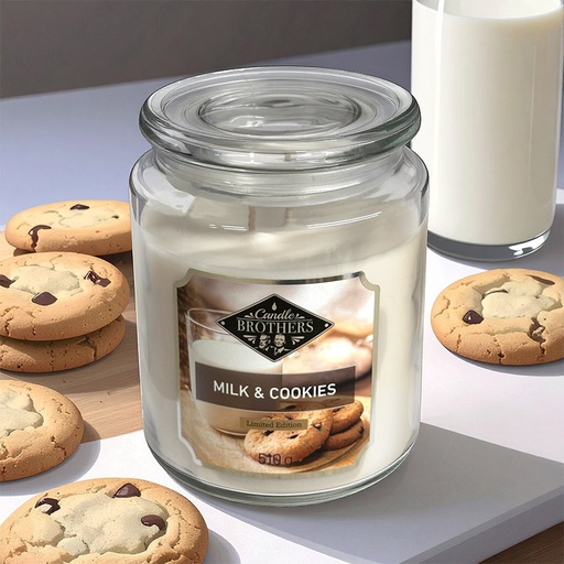 [80104026] CANDLE BROTHERS MILK & COOKIES SCENTED CANDLE 510g