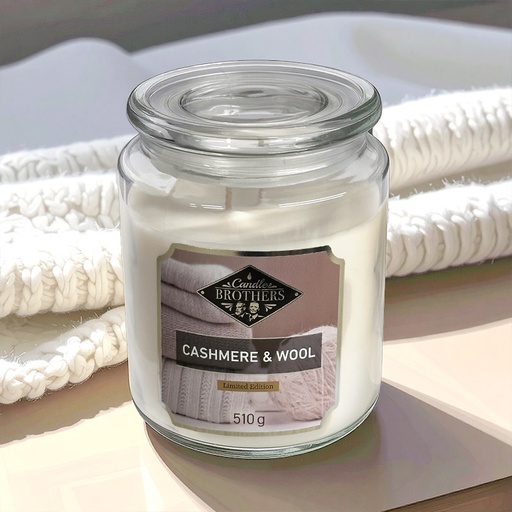 [80104027] CANDLE BROTHERS CASHMERE & WOOL SCENTED CANDLE 510g
